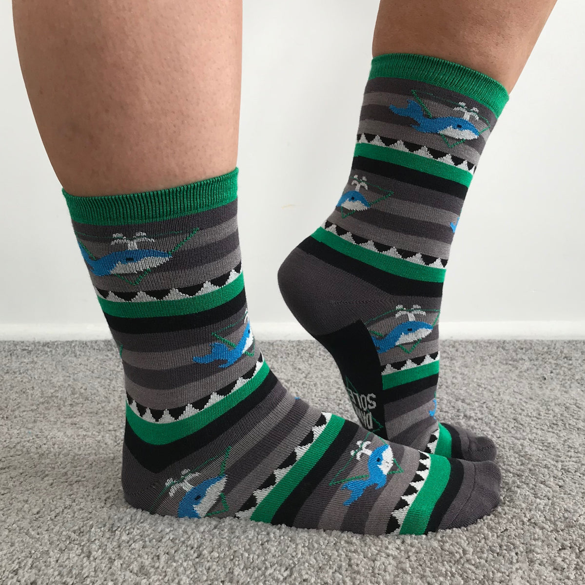 Beached Whale Bamboo Sock by Dark Soles | Proudly NZ Owned