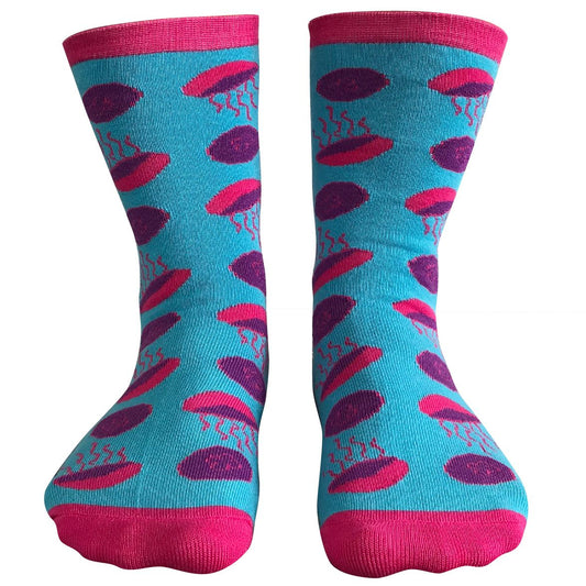 DS001 Jellyfish bamboo sock by Dark Soles Socks New Zealand