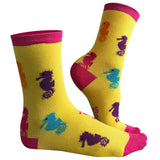 DS002 Athletic Equine Seahorse bamboo sock by Dark Soles Socks New Zealand